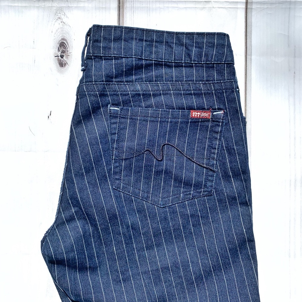 ☀️4/25 Makers of True Originals Pinstripe Jeans - Picture 2 of 13